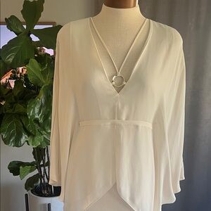 Halston Heritage Cream Blouse